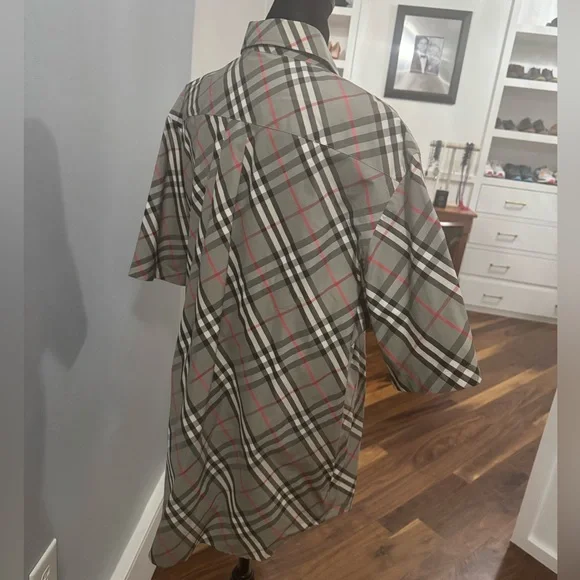 Burberry Multicolor Plaid Casual Shirt